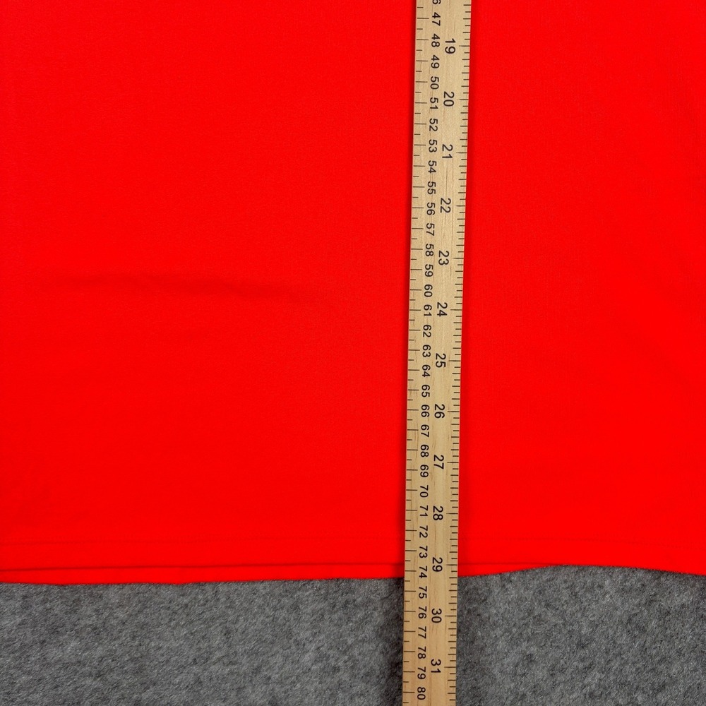 Under Armour T-Shirt Mens XXL Orange Tech Tee HeatGear Short Sleeve Gym Athletic - Picture 8 of 11